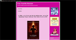 Desktop Screenshot of comcomediemusicale.blog50.com