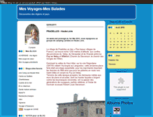Tablet Screenshot of mesvoyages-mesballades.blog50.com