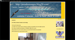 Desktop Screenshot of presdesnuages.blog50.com