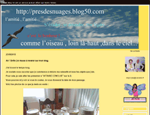 Tablet Screenshot of presdesnuages.blog50.com