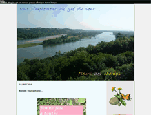Tablet Screenshot of fleursdeschamps.blog50.com