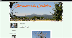 Desktop Screenshot of chroniquesducrabillou.blog50.com