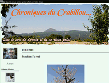 Tablet Screenshot of chroniquesducrabillou.blog50.com
