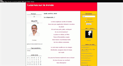 Desktop Screenshot of lucarnessurlemonde.blog50.com
