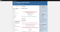 Desktop Screenshot of lesvoyagesdejean-claude.blog50.com