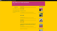 Desktop Screenshot of mafamilleetmesanimaux.blog50.com