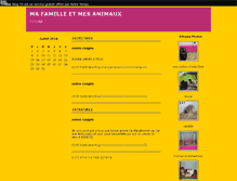 Tablet Screenshot of mafamilleetmesanimaux.blog50.com